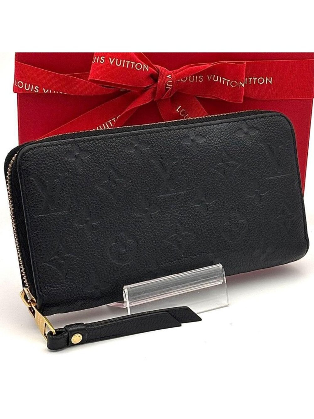 Louis Vuitton Wallet Zippy Monogram Black